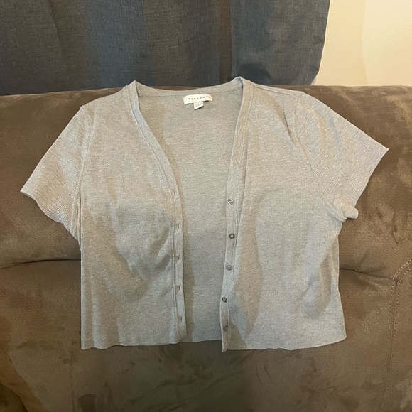 Topshop Sweaters - Topshop Short Sleeve Cardigan